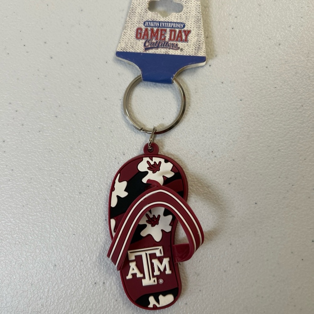 Texas A&M Flip Flop Keychain